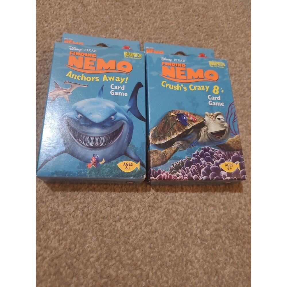 Disney Pixar Finding Nemo Crush's Crazy 8s Anchors Away Card Games